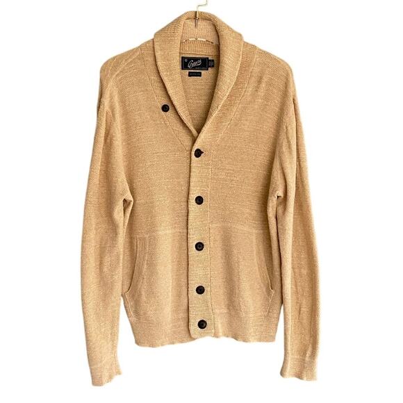 Grayers Clothiers cotton men’s shawl cardigan sweater size medium - Picture 6 of 6